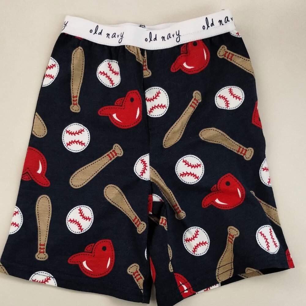 Old Navy Active Shorts, Baseball themed - Brand New  Size 3-6 Months
